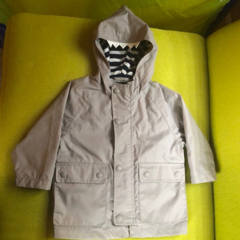 Baby Gap raincoat 12-18 months light grey
